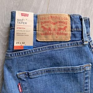 Levi’s 502 TAPER Stretch Denim Jeans